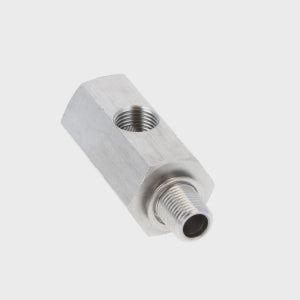 Stainless Steel Oil Pressure T Piece All 1/8" NPT Male-Female-Side - Car Builder Solutions