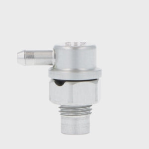 SILVER 90 DEGREE FUEL TANK BREATHER VALVE #FTBV90S Car Builder Solutions