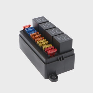 10 Way Fuse Box With 4 Relays - Car Builder Solutions