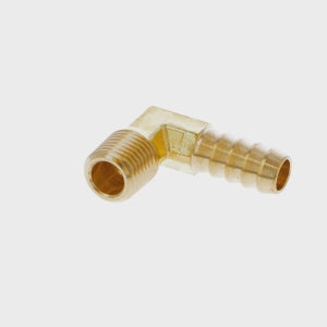 90 Degree Brass 10mm Hosetail 1/4 NPT - Car Builder Solutions