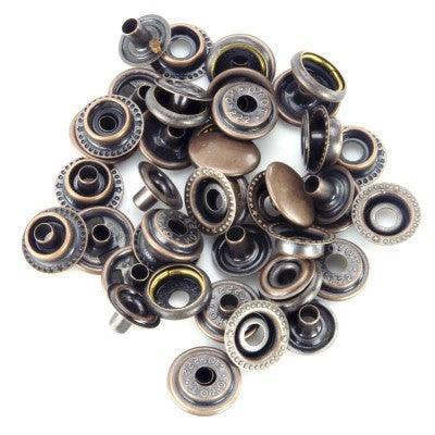 Press Stud Refill Pack Bronze Plated Pack Of 12 - Car Builder Solutions