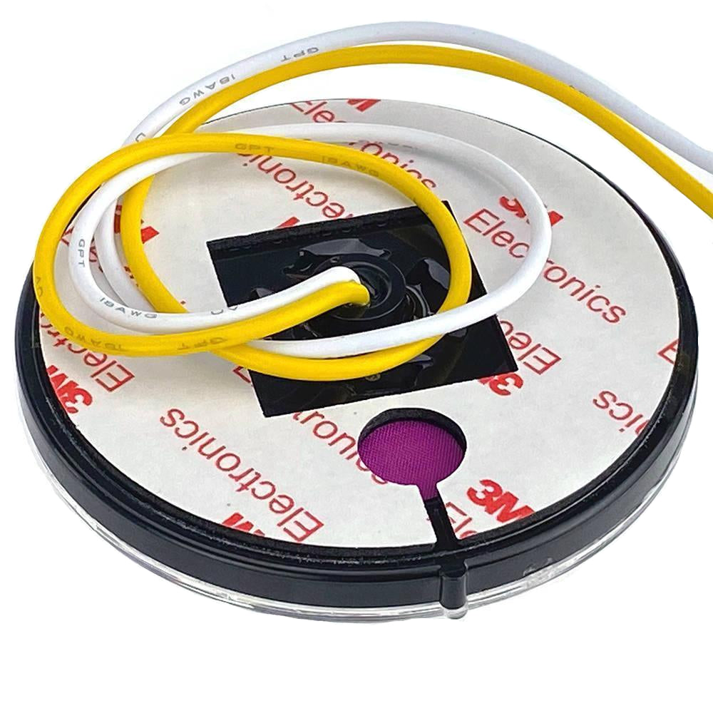 80mm Round Self Adhesive Clear Lens Indicator - Car Builder Solutions