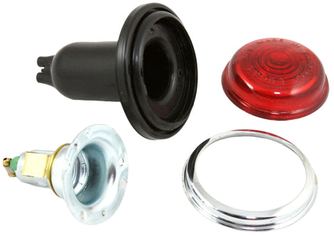 Lucas Glass Lens Classic Amber Indicator 73mm Pair - Car Builder Solutions