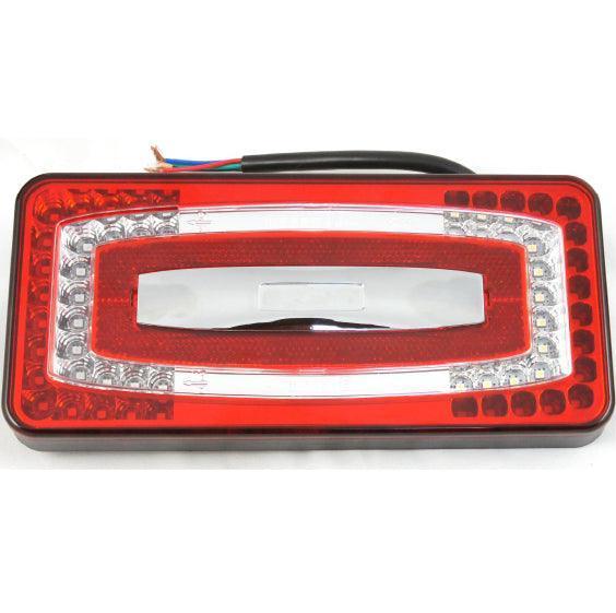 LED Rectangular Rear Light Stop/Tail/Indicator/Rear Fog/Reverse 224mm ...