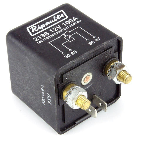 Relais 12V 100A 4 Broches SPST - Kit Commutateur Power Pour Voiture Camion Bateau - Alarme Ventilateur Pompe