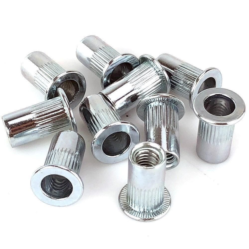 Grainger Rivnut M8 Steel Flat Head Rivnuts (10 Pack) | Strong & Reliable Threads – Car ...