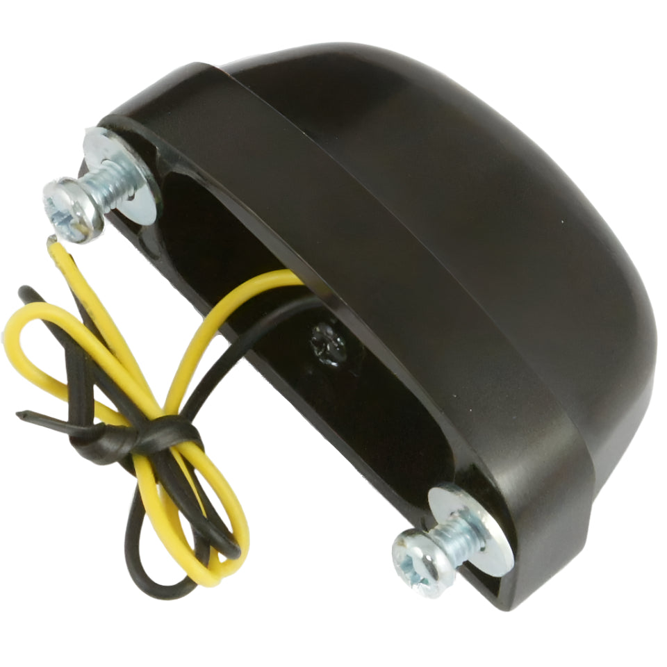 Black Painted Aluminium LED Rear Number Plate Light - Car Builder Solutions