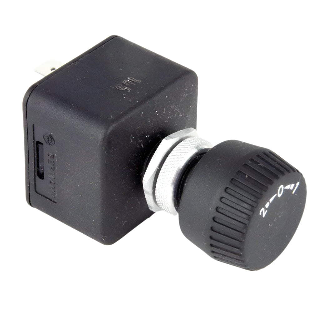 Black Rotary Switch 3 Position Spring Return – Car Builder Solutions