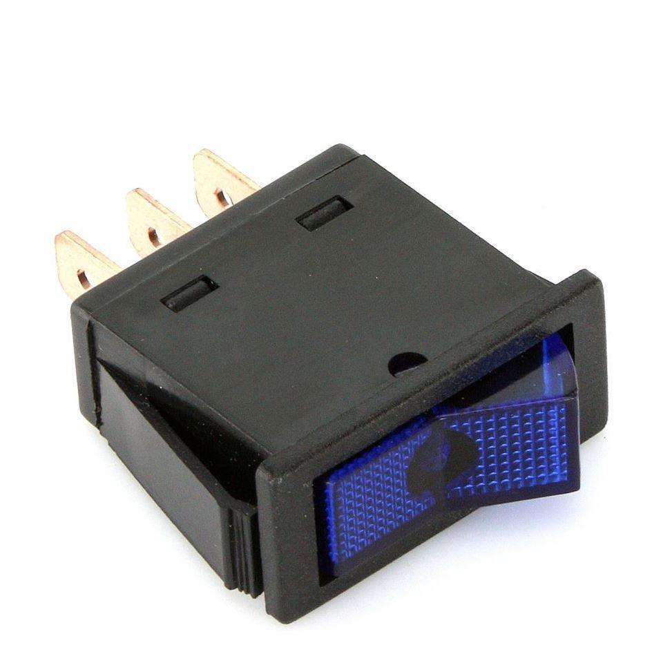 Blue Rocker Switches Illuminated Rocker Switch - Blue | 12V 20A | Easy Install | RS3115B ...