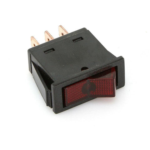 Illuminated Rectangular Rocker Switch Red – Car Builder Solutions