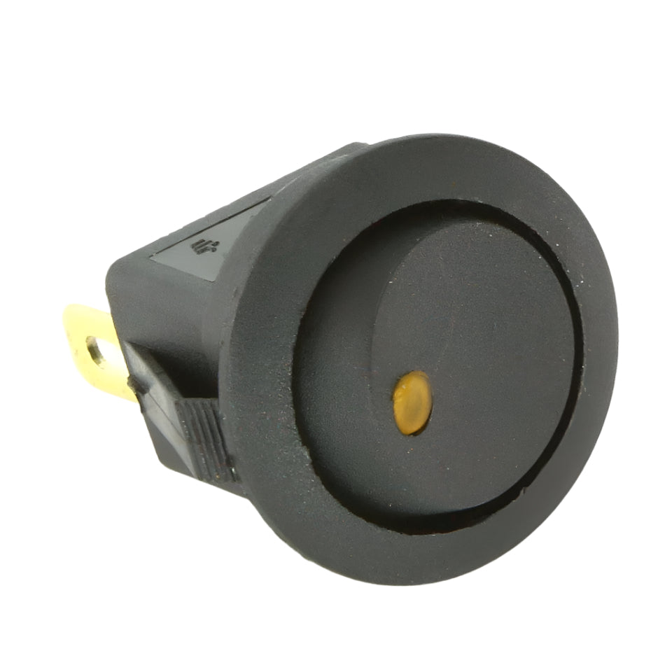 Mini Rocker Switch Illuminated Amber – Car Builder Solutions