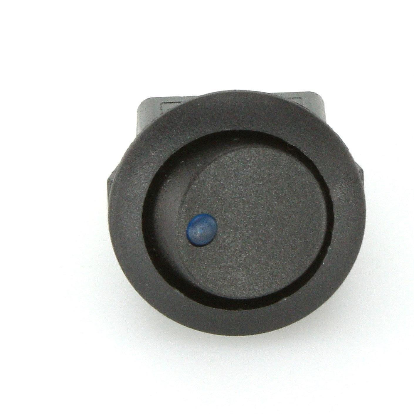 Blue Light Rocker Switch Mini Mini Rocker Switch | Illuminated Blue | 23mm | 10 Amp | RSB | Fast ...