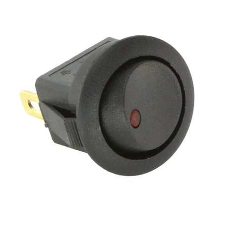 Mini Rocker Switch Illuminated Red - Car Builder Solutions