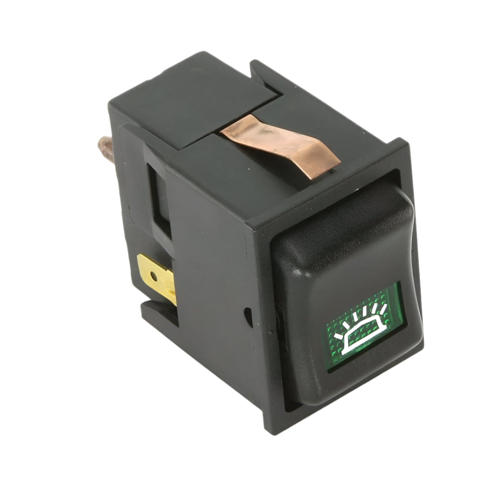 IVA Rocker Switch Green Interior Light - Car Builder Solutions