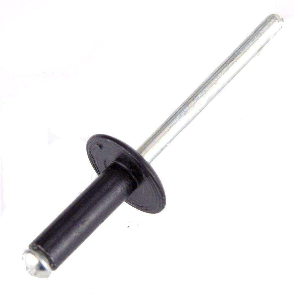 5mm Black Dome Head Aluminium Body Rivets (50 Pack) | Durable ...
