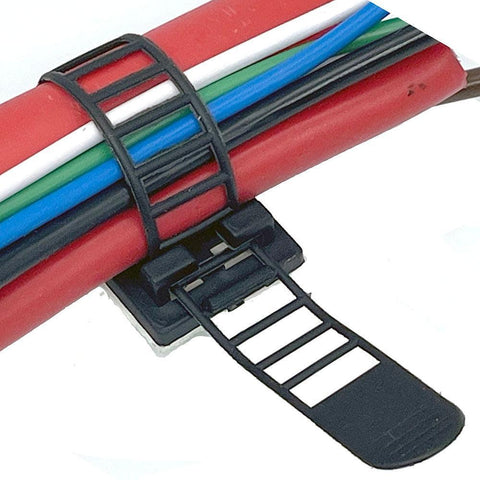Self Adhesive Adjustable Cable Clips - Car Builder Solutions