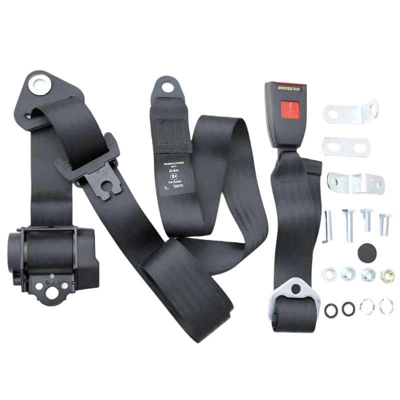 Securon Retractable Seat Belt with Webbing Buckle – Car Builder Solutions