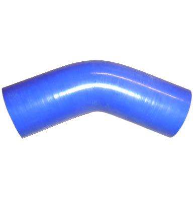 Blue 51mm (2") ID 45 Degree Elbow With 4In Legs - Car Builder Solutions
