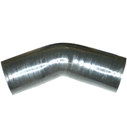 Black 51mm (2") ID 45 Degree Elbow With 4In Legs - Car Builder Solutions