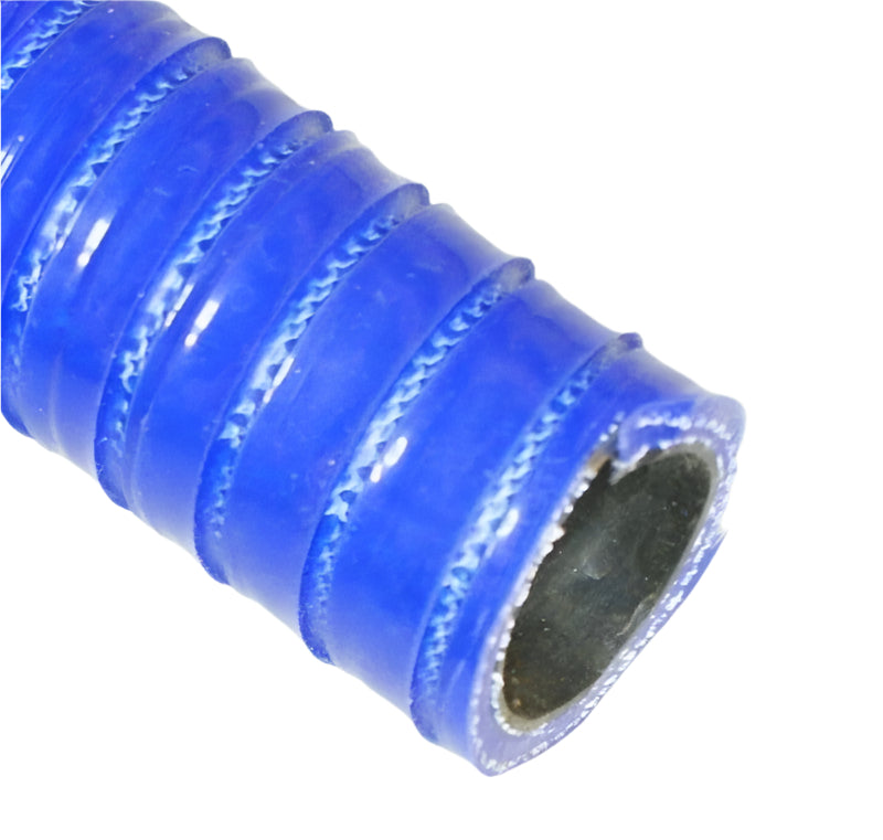 Convoluted Silicone Hose 38mm ID Blue 1 Metre Length - Car Builder Solutions