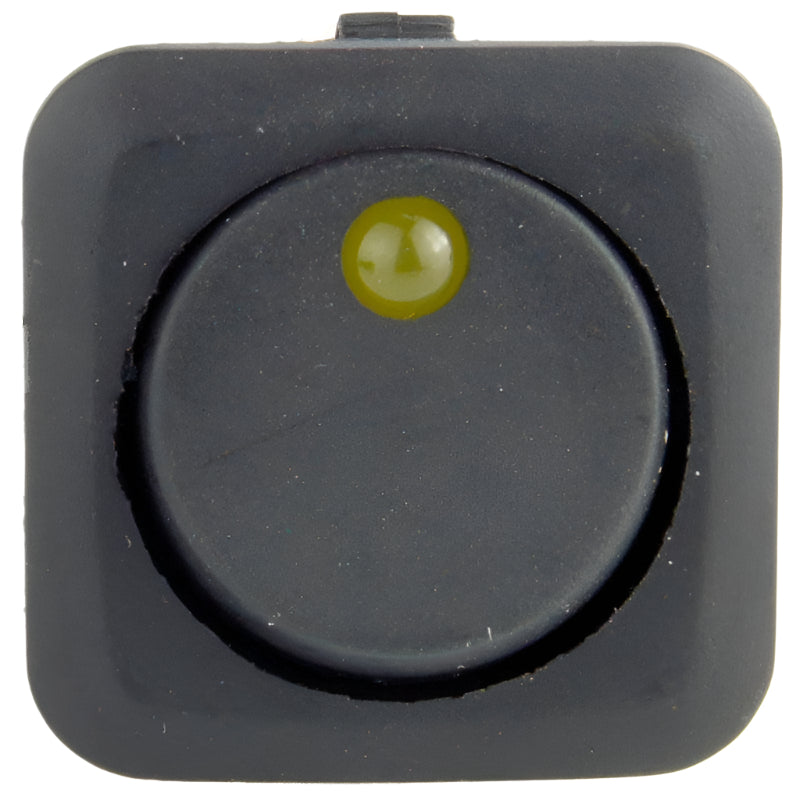 Square Rocker Switch Illuminated Amber - Car Builder Solutions