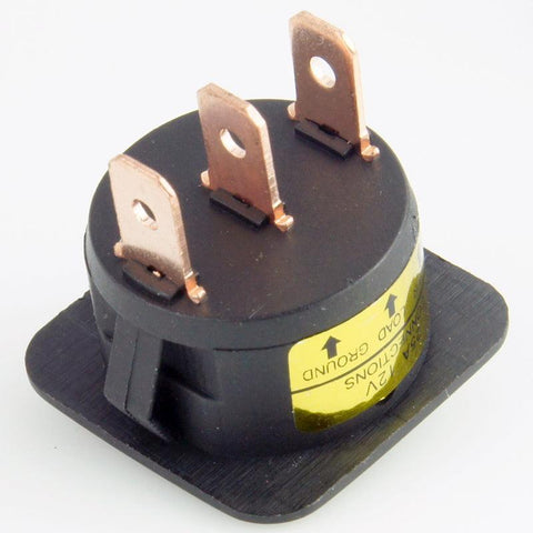 Square Rocker Switch Illuminated Green - Car Builder Solutions