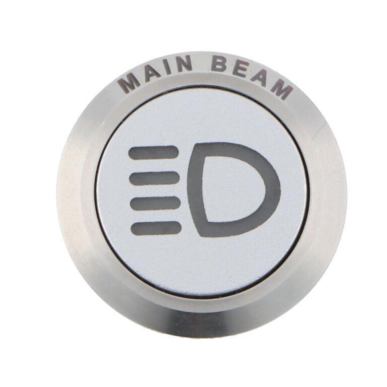 Stainless Steel 24mm Diameter Illuminated Push Button Switches With 12v RGB Illumination - Car Builder Solutions