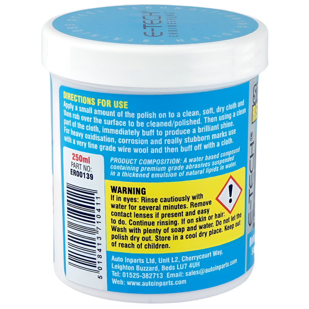 Stainless Steel Polish - Car Builder Solutions