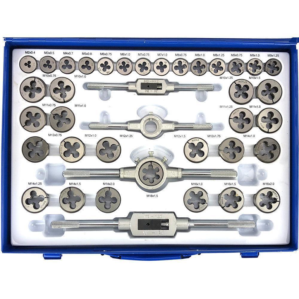 110 Piece Metric Tap & Die Set – Car Builder Solutions