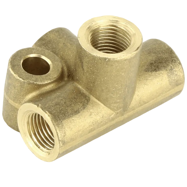 Brass Brake 4 Way M10 x 1 - Car Builder Solutions