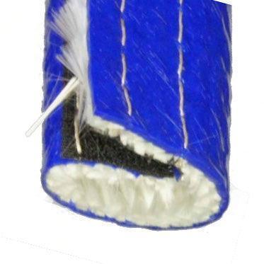 19mm ID Blue Temprotect Sleeving with hook and loop fastening Per Metre - Car Builder Solutions