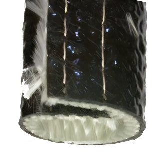 25mm ID Black Temprotect Sleeving with hook and loop fastening Per Metre - Car Builder Solutions