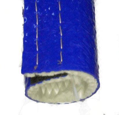 25mm ID Blue Temprotect Sleeving with hook and loop fastening Per Metre - Car Builder Solutions