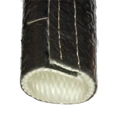 38mm ID Black Temprotect Sleeving with hook and loop fasteneing Per Metre - Car Builder Solutions