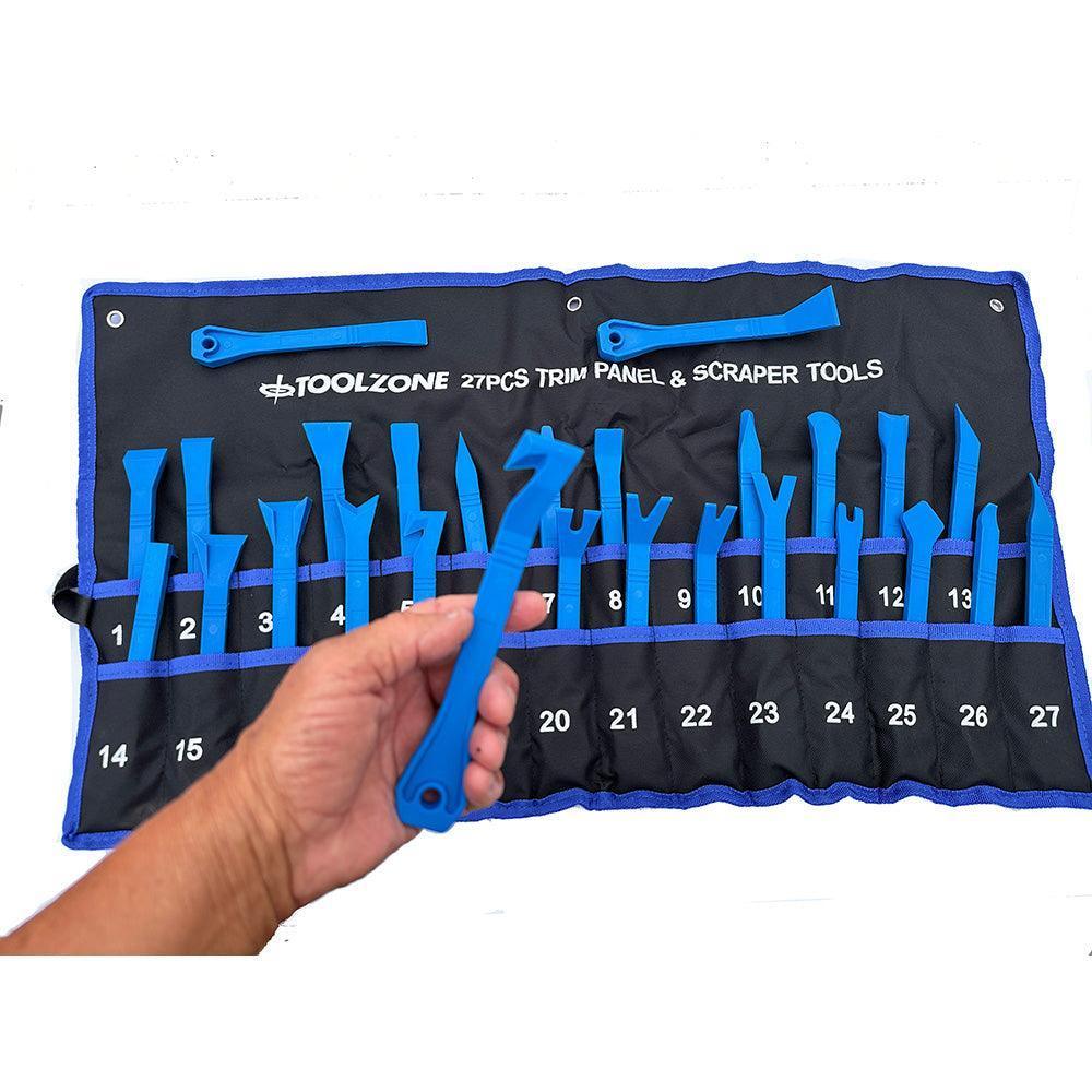 27 Piece Trim Panel Remover and Scraper Set – Car Builder Solutions