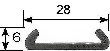 Tank Strap Rubber Per Metre - Car Builder Solutions