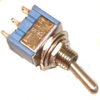 Miniature Chrome Toggle On-Off-On - Car Builder Solutions