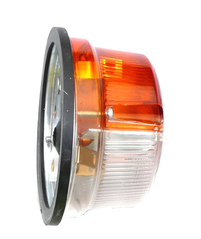 Twin Lamps Amber/Clear 80mm Pair - Car Builder Solutions