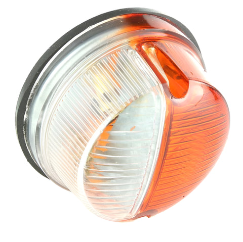 Twin Lamps Amber/Clear 80mm Pair - Car Builder Solutions