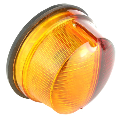 Twin Lamps (Tail/Indicator) Amber/Red 80mm Pair - Car Builder Solutions