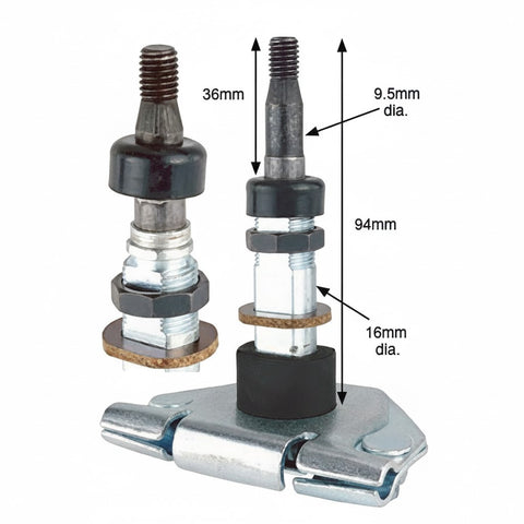 Tall Taper-Mount Spindle Wiper Wheelbox