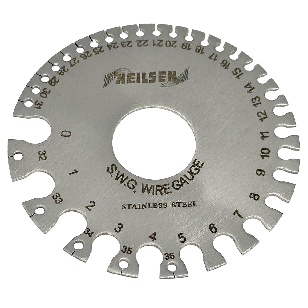 Swg Tools SWG Wire Gauge - Stainless Steel | Accurate Wire Measurement – Car ...