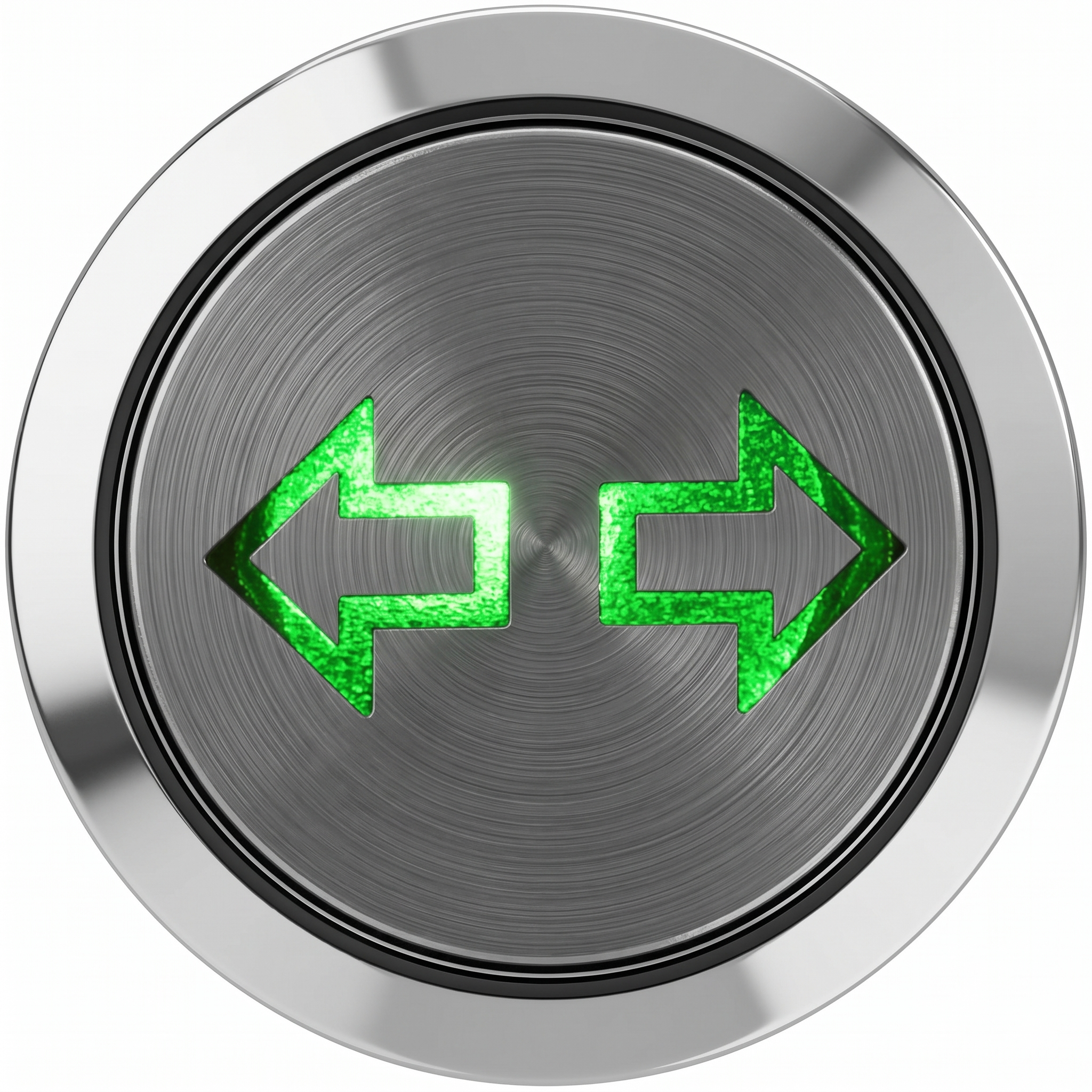 Flush Bezel Chrome LED Warning Light Double Indicator - Car Builder Solutions