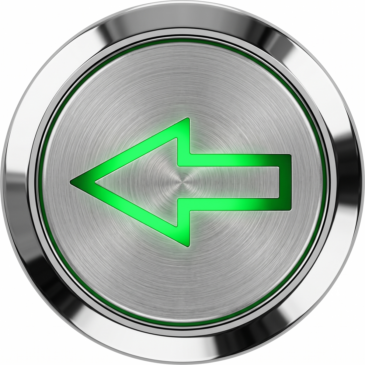 Flush Bezel Chrome LED Warning Light Indicator - Car Builder Solutions