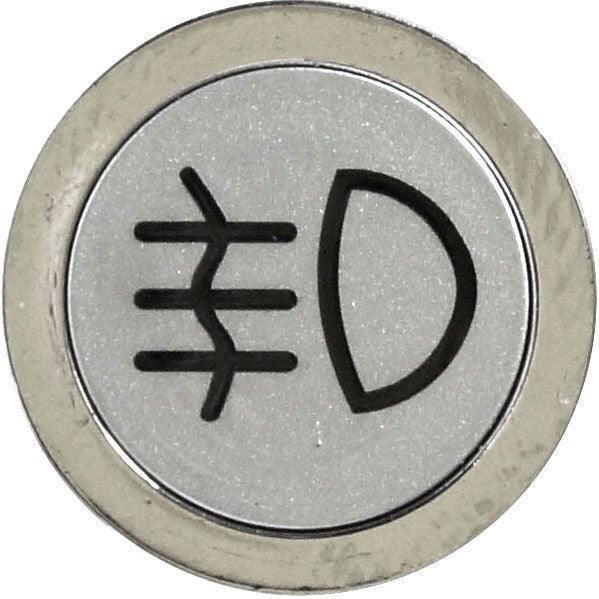 Flush Bezel Chrome LED Warning Rear Fog - Car Builder Solutions