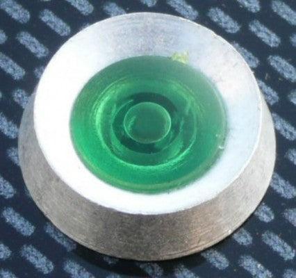 Green Aluminium Bezel Small Warning Light - Car Builder Solutions