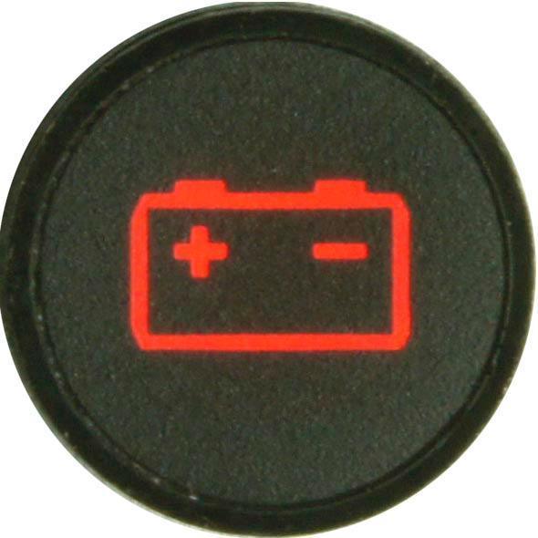 Black Bezel Hidden Legend Warning Light BATTERY/IGNITION - Car Builder Solutions