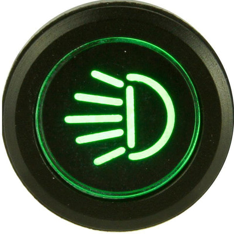 Black Billet Aluminium Headlights Warning Light - Car Builder Solutions