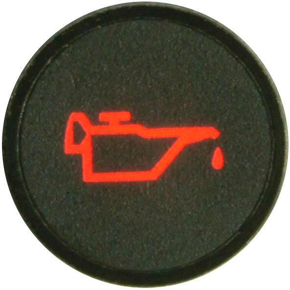 Black Bezel Hidden Legend Warning Light OIL - Car Builder Solutions