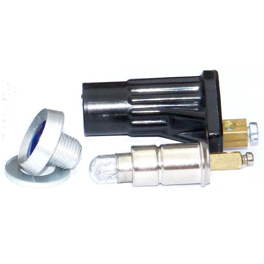 Red Aluminium Bezel Small Warning Light - Car Builder Solutions